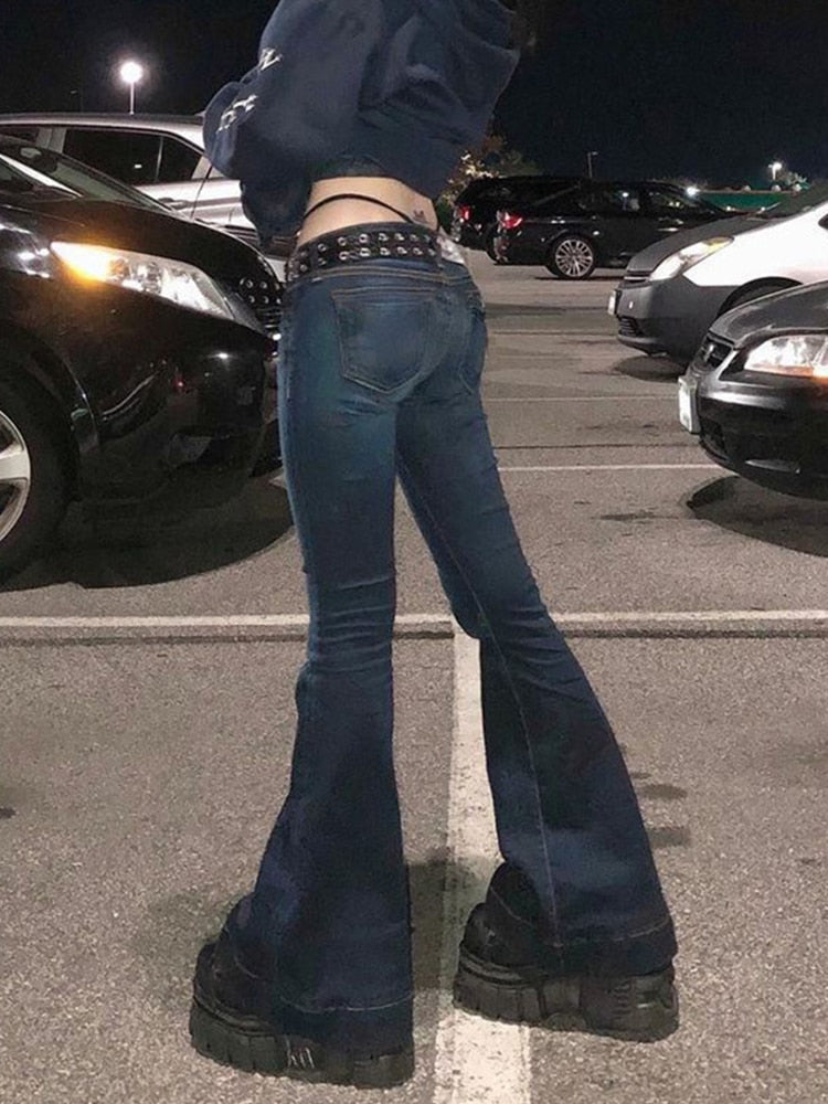 Streetwear Low Rise Jeans