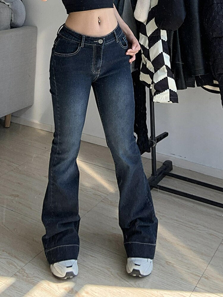 Streetwear Low Rise Jeans