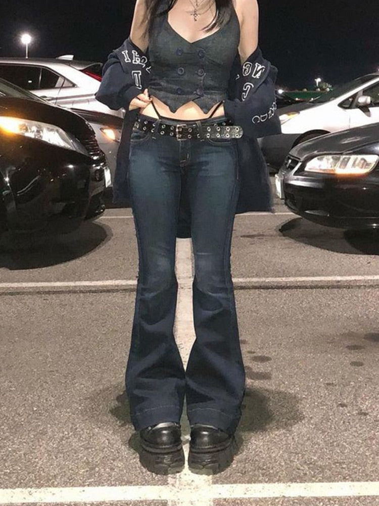 Streetwear Low Rise Jeans