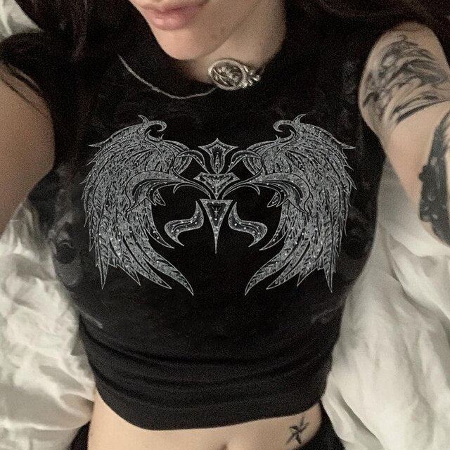Gothic Print Top