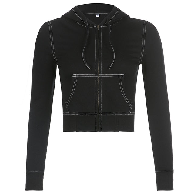 Thread Zip Up Hoodie