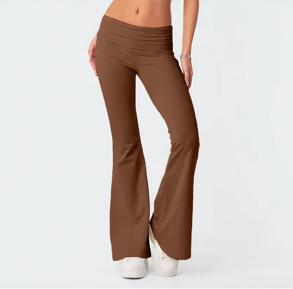 Low Waist Flared Pants