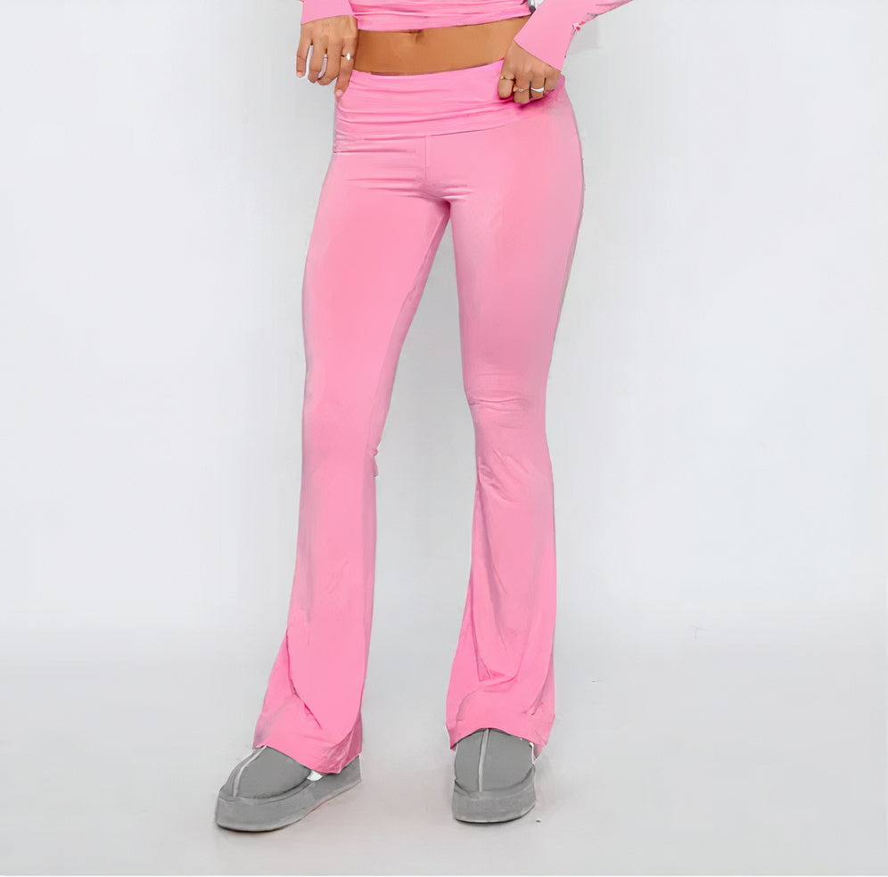 Low Waist Flared Pants
