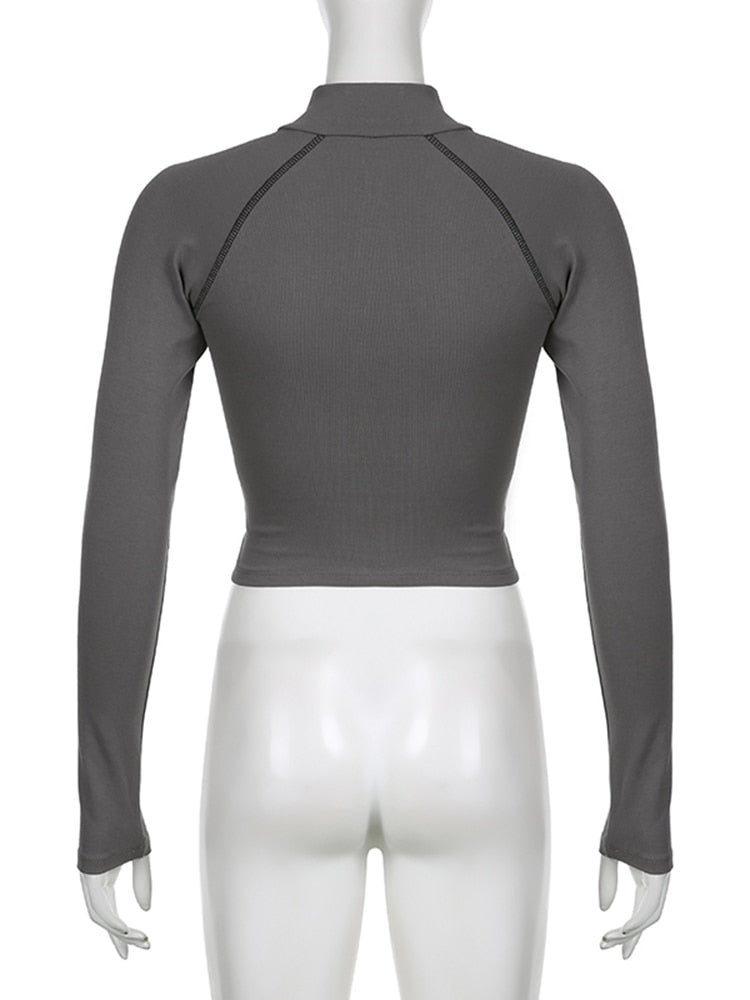 Black Vintage Sport Top