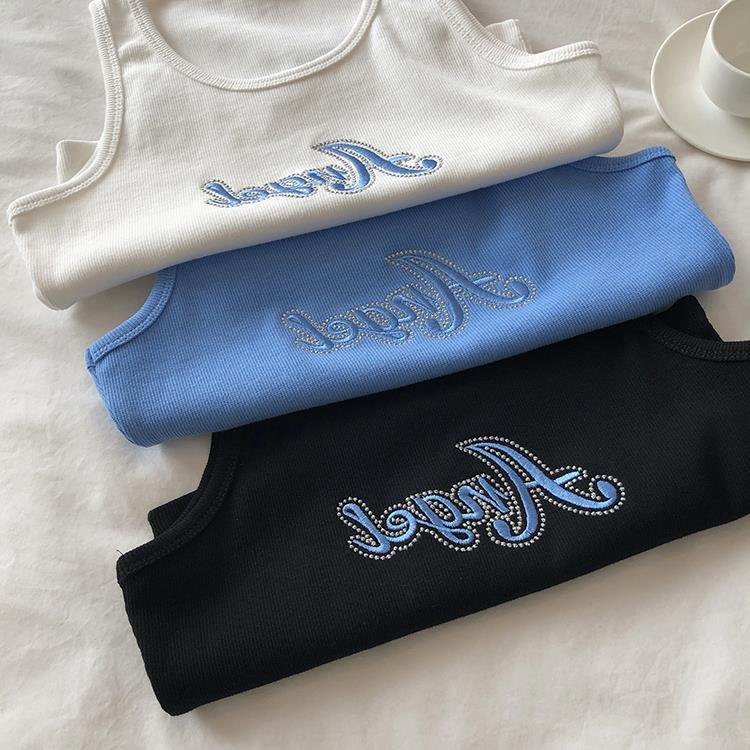 Embroided High Waist Crop Top