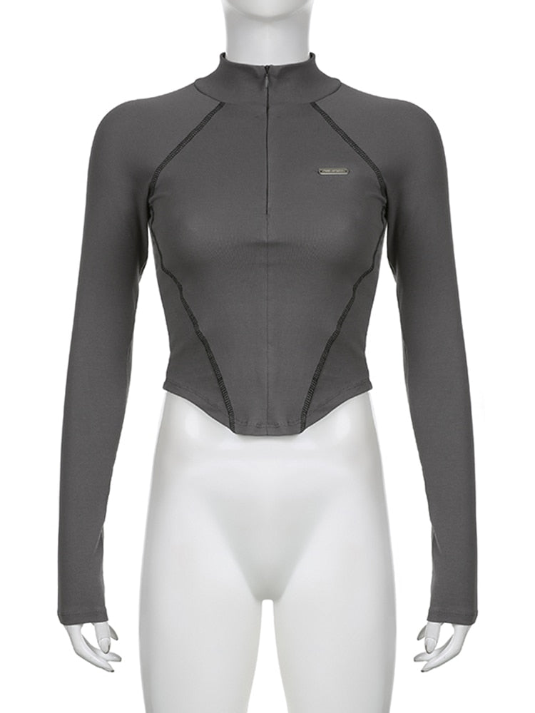 Black Vintage Sport Top