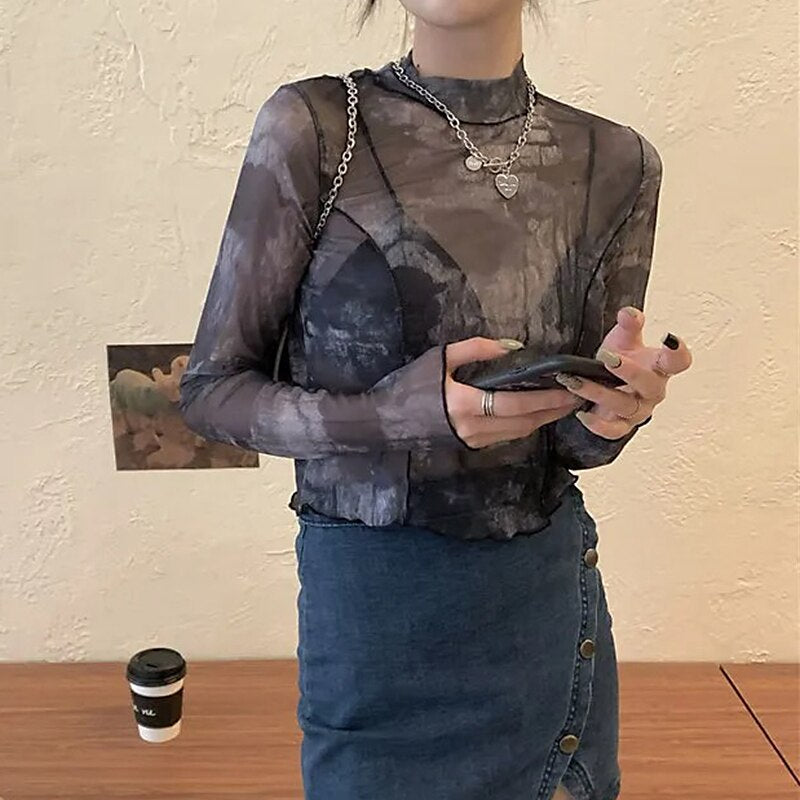 Light Abstract Summer Top