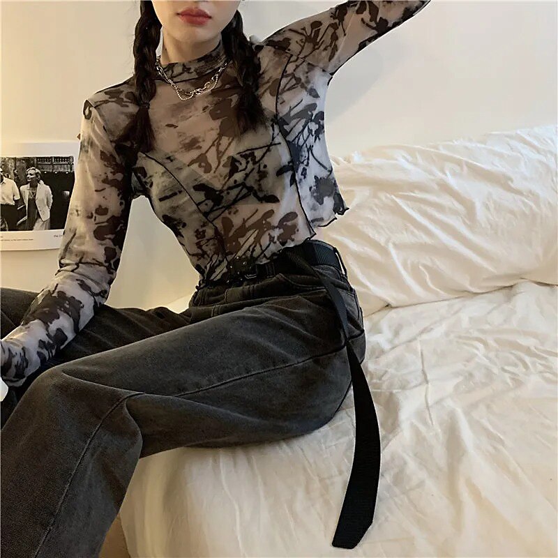 Light Abstract Summer Top