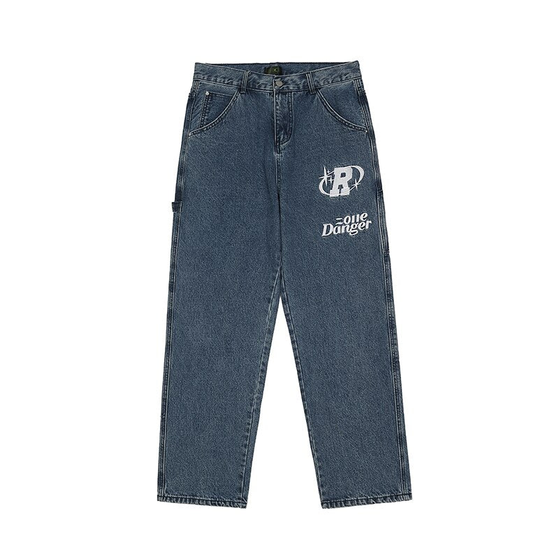 Denim Y2K trousers unisex