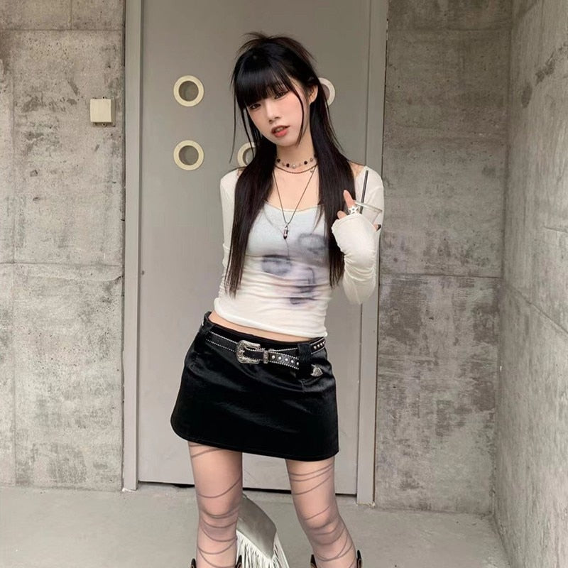 Grunge Mesh Top